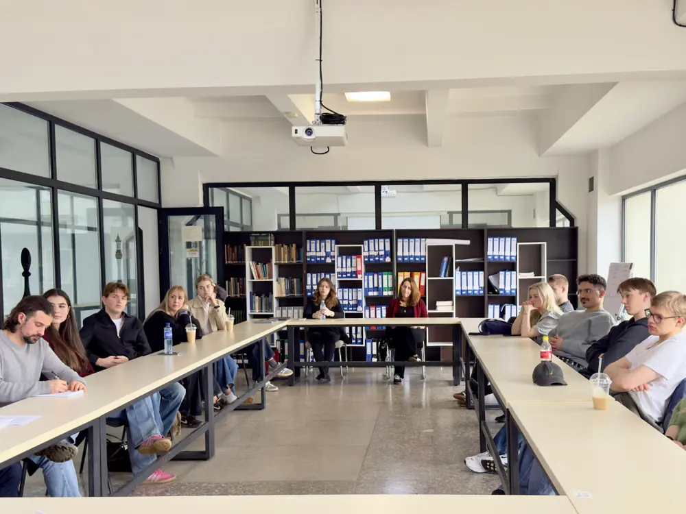 Meeting with students from the University of Oslo